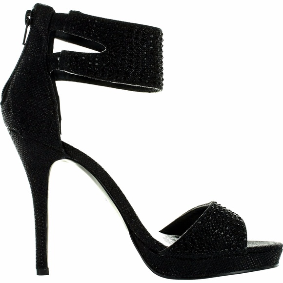 Bonnibel Women's Glitter Stiletto Ankle Dress Shoe - Picture 2 of 4